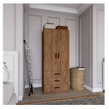 Hanah home Ormar Easy 1600-57, 60x174.8x47 cm, Smeđa | Eponuda.ba