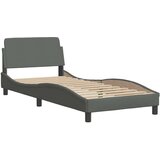  Okvir za krevet bez madraca tamnosivi 90x190 cm od tkanine | shoptok.hr