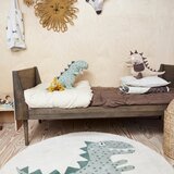 OYOY Mini Zeleni ručno rađen dječji tepih od mješavine vune ø120 cm Theo DIno – | shoptok.hr
