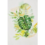 Marisse T-Shirt With A Tropical Print, White | ePonuda.com