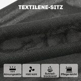  Vrtni namještaj garnitura za sjedenje 5-dijelni stakleni stol s 4 prozračne sklopive stolice s naslonima od užeta | shoptok.hr
