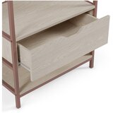 Marckeric Jeklen regal v barvi terakote 60x179,5x40 cm Amara – | Shoptok.si