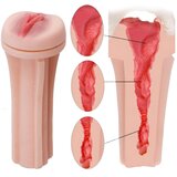 Tracy&#039;s Dog 3D Stroker - realistična umjetna vagina u futroli (crno-prirodno) | shoptok.hr