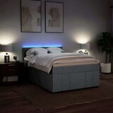 vidaXL krevet box spring s madracem svjetlosiva 160x200 cm tkanina | shoptok.hr