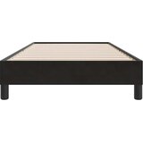 vidaXL posteljni okvir brez vzmetnice črna 80x210 cm žamet | Shoptok.si