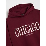 Sinsay Majica s kapuljačom s natpisom Chicago Slike
