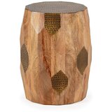 Marckeric Okrugao pomoćni stol od masivnog manga ø 29 cm Fabia – | shoptok.hr