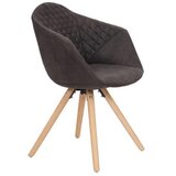 Kayoom SET NASLANJAČEV, les, tekstil rjava, črna | Shoptok.si