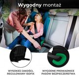 Kinderkraft dječja autosjedalica junior™ fix 2 i-size 2/3 (100-150 cm) graphite black | shoptok.hr