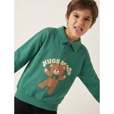 Sinsay Pamučna polo majica s printom medvjedića | shoptok.hr
