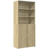  The Living Store Visoka omara sonoma hrast 80x42,5x185 cm inženirski les - Visoka Omarica, (21496131) | Shoptok.si