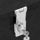  Kutija za pohranu crna 70 x 31 x 27 cm aluminijska | shoptok.hr