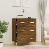  Komoda dimljeni hrast 70x34x90 cm konstruiran les, (20654220) | Shoptok.si