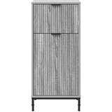 vidaXL kopalniška omarica s predalom siva sonoma 39.5 x 36 x 88 cm | Shoptok.si