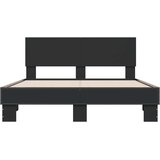 Okvir za krevet crni 120x190 cm konstruirano drvo i metal | shoptok.hr