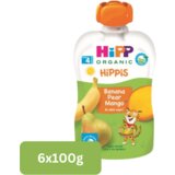 Hipp voćni pire za bebe banana, kruška i mango, 100g, 6 komada