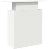 vidaXL sprejemna pisalna miza bela 100x40x104 cm inženirski les | Shoptok.si
