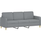 vidaXL 4-dijelni set sofa s jastucima svjetlosivi od tkanine | shoptok.hr