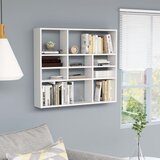 Maison Chic Stenska polica - Viseča Polica bela 90x16x78 cm inženirski les, (21793809) | Shoptok.si