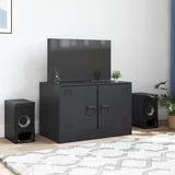 vidaXL TV ormarić crni 67 x 39 x 44 cm čelični