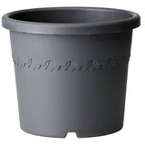 ELHO algarve Tegla za cvijeće Cilindro (Vanjska dimenzija (ø x V): 30 x 25 cm, Plastika, Antracit) | shoptok.hr