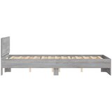  Okvir kreveta s uzglavljem boja hrasta 135x190 cm | shoptok.hr