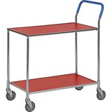 Kongamek Servirni voziček KOMFORT, rdeče police, DxŠxV 840 x 435 x 900 mm | Shoptok.si