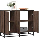 vidaXL Komoda smeđi hrast 94x35x76 cm izrađeno drvo Cijene