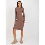 City Donna Dress-EM-SK-672.04P-brown | Shoptok.si