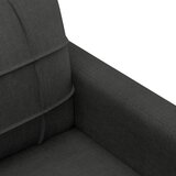  3-dijelni set sofa s jastucima crni od mikrovlakana | shoptok.hr