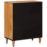  Kreveta s pohranom Prirodna 60 x 33 5 x 75 cm Čvrsto drvo manga - Prirodna | shoptok.hr