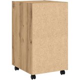 vidaXL omarica s kolesi artisan hrast 33x38x60 cm inženirski les | Shoptok.si