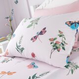 RHS Rožnata otroška posteljnina za zakonsko posteljo 200x200 cm Butterfly Garden – | Shoptok.si