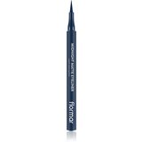 Flormar Midnight Matte Eyeliner tuš za oči u flomasteru s mat efektom nijansa 03 Dark Blue 1 ml | shoptok.hr