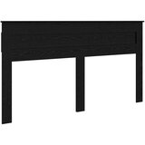  Konstrukcija postelje Črna 200 x 200 cm Masivno borovo les, (5000104294) | Shoptok.si