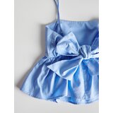Reserved - Top s mašnom - plava | shoptok.hr