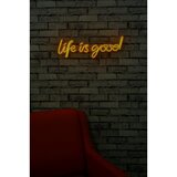 WALLXPERT Ukrasna plastična LED rasvjeta, Life Is Good - Yellow | shoptok.hr