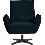 Dieter Knoll FOTELJ, temno modra tekstil | Shoptok.si