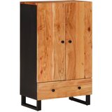  Visoka komoda s ladicom 60x33x100 cm od drva bagrema i željeza | shoptok.hr