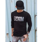 DStreet Black men's sweatshirt with print BX5359 | Shoptok.si