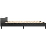 Okvir za krevet s uzglavljem crni 200x200 cm od umjetne kože | Eponuda.com