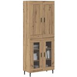  Kuhinjski ormarić 2 pcs Umjetnički hrast Inženjerska drva i staklo | shoptok.hr