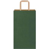  Papirnate vrećice 250 kom s ručkama zelene 21x11x36 cm | shoptok.hr