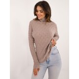 Wool Fashion Italia Sweater-AT-SW-2334-2.61-dark beige | Shoptok.si
