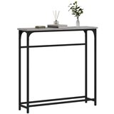  Konzolni stol siva boja hrasta 75x19 5x75 cm konstruirano drvo | shoptok.hr