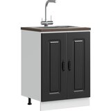 vidaXL Donji ormarić za sudoper Kalmar crni 60x46x81 5 cm drveni Cijene