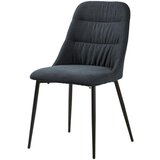 Time STOL, kovina, tekstil črna, temno siva | Shoptok.si