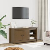 Maison Chic TV omarica - TV stojalo - Televizijska omarica medeno rjava 103x36,5x52 cm trdna borovina, (21700918) | Shoptok.si