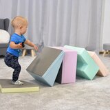  Jastučići za penjanje, mekana igrala - 5-dijelni set, poligon (pastelne boje) | shoptok.hr
