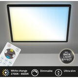BRILO plafonjera led 22 w 3000 lm cct 2700 - 6500 k 42x42x2,9 cm bcl crna | shoptok.hr